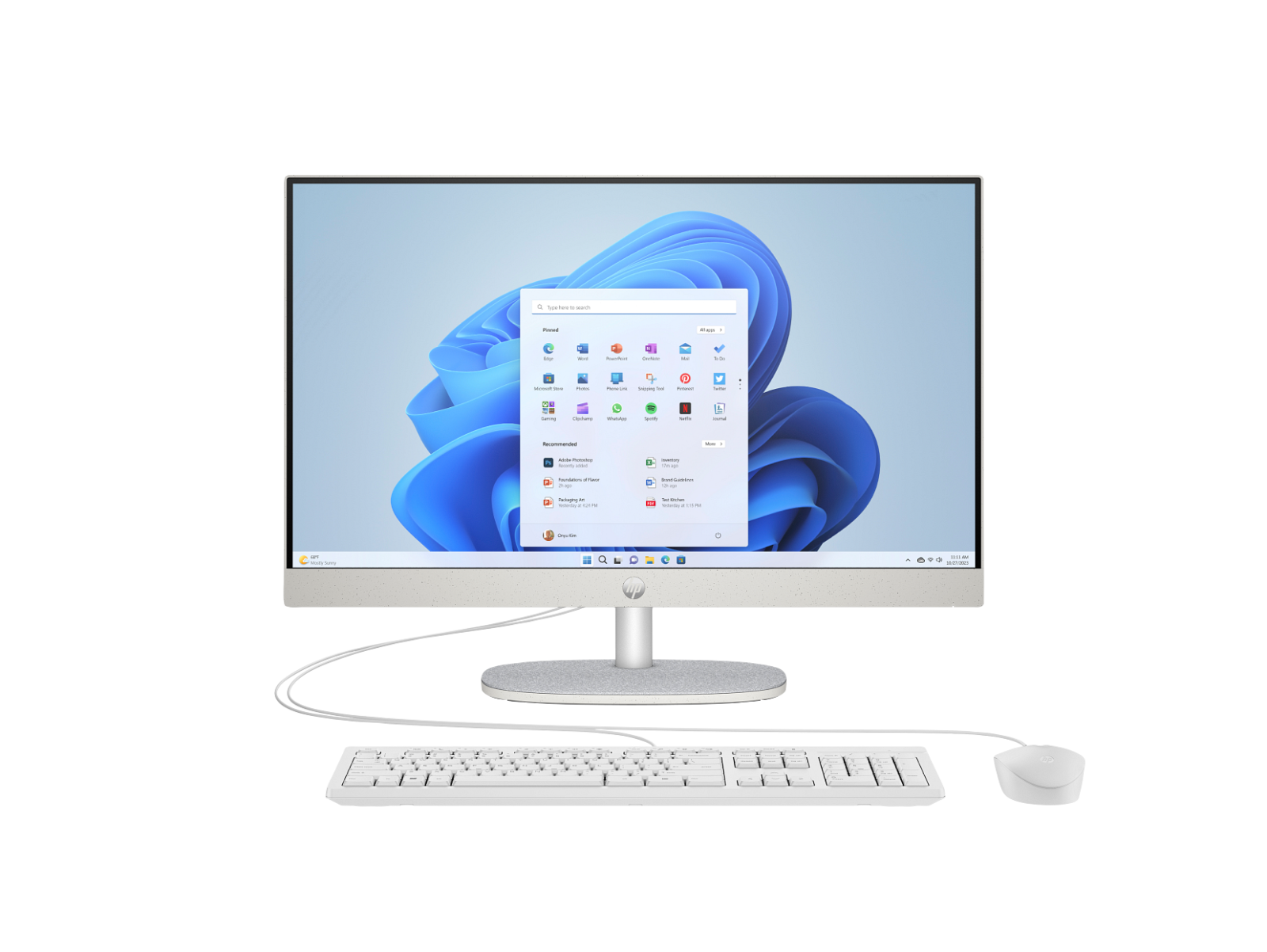HP All-in-One 24-cr0315nh, Intel Core i3 1315U, 8GB DDR4 RAM, 512GB SSD, FreeDOS, 23.8" FHD - Model No: B73U3EA