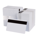 IDP MSR Magnetic Stripe White PVC Cards (MOQ 500)