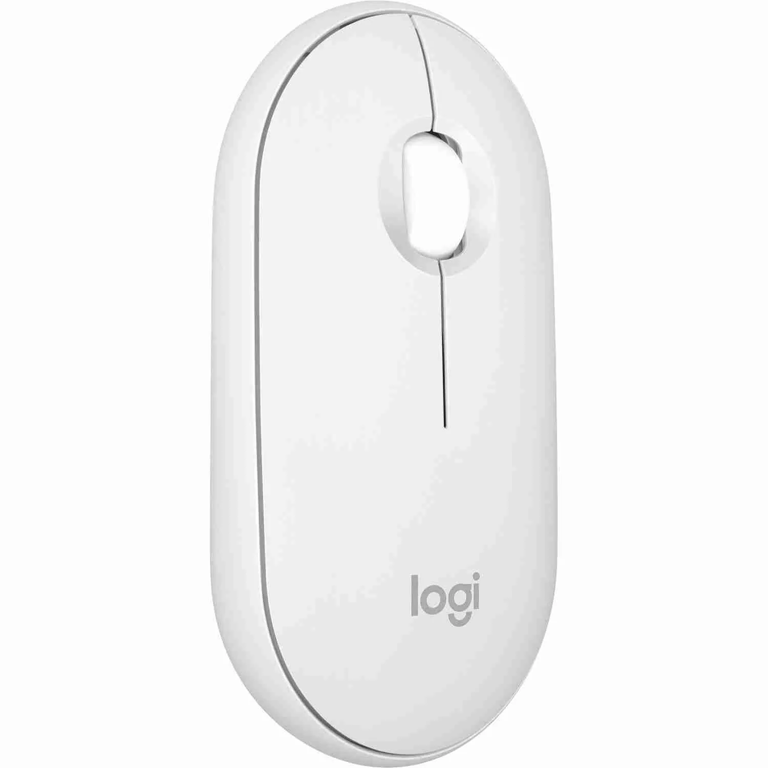 Logitech M350s Pebble Bluetooth Mouse, Tonal White - Model No: 910-007013