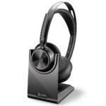 Poly Voyager Focus 2 Wireless Bluetooth Stereo Headset, Active Noise-Cancelling, MS Teams, USB-C + BT700C - Model No: 9T9J4AA