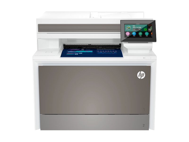 HP Color LaserJet Pro MFP 4303fdn Printer, Print/Copy/Scan/Fax, Duplex, ADF, Ethernet/USB - Model No: 5HH66A
