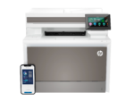 HP Color LaserJet Pro MFP 4303fdw Printer, Print/Copy/Scan/Fax, Duplex, ADF, Wireless/Ethernet/USB - Model No: 5HH67A