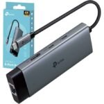 TP-Link 6-Port USB-C Hub (RJ45, 2x USB-A, HDMI, PD, USB-C) - Model No: TL-UH6120C