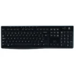 Logitech K270 Wireless Keyboard, Black - Model No: 920-003736