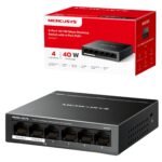 MERCUSYS 6-Port 10/100Mbps Desktop Switch with 4-Port PoE+ - Model No: TL-MS106LP
