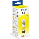 Epson 108 Yellow Ink Cartridge 70ml - for L18050, L8100, L8050 - Model No: C13T09C44A