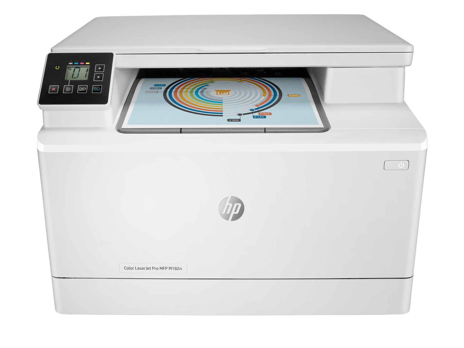 HP Color LaserJet Pro MFP M182n Printer, Print/Copy/Scan, Ethernet/USB - Model No: 7KW54A