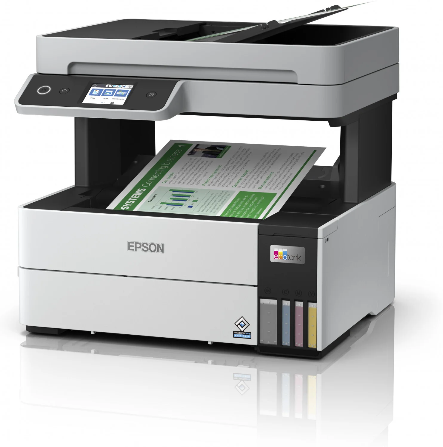 Epson ECOTANK L6490 Ink Tank Printer, Print/Copy/Scan/Fax, Duplex, ADF, Wi-Fi/Ethernet/USB - Model No: C11CJ88404 - Image 3