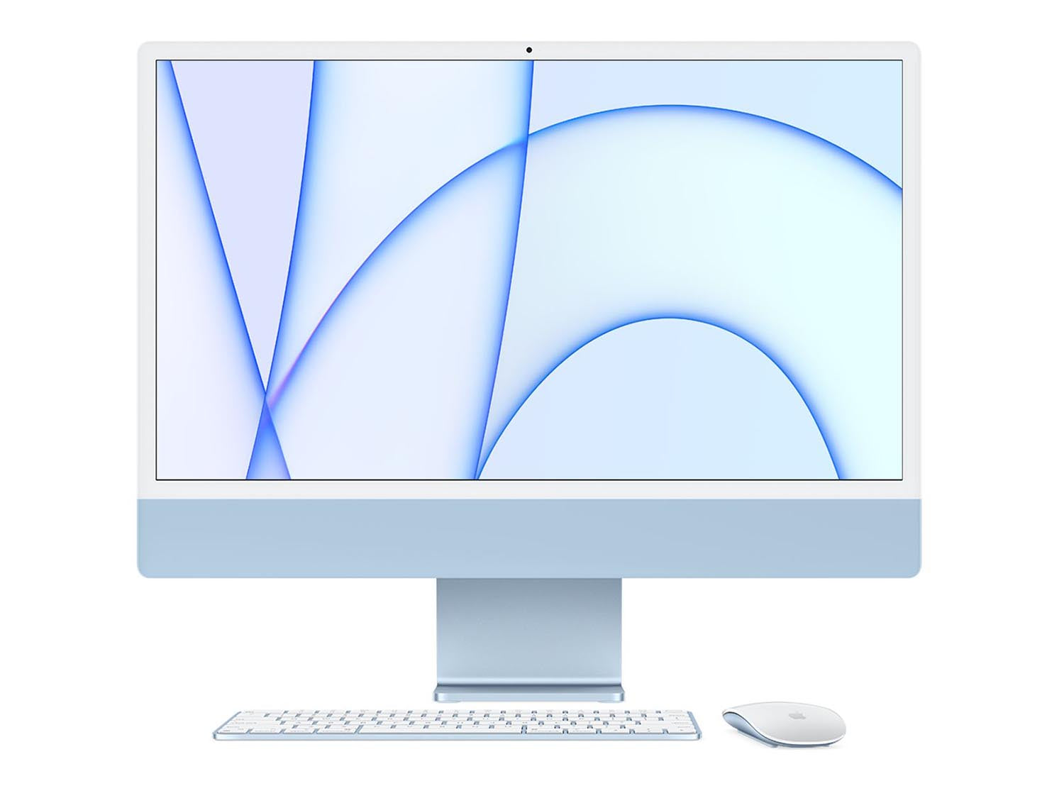 Apple iMac M4, 10 core CPU - 10 core GPU, 16GB RAM, 512GB SSD, 24 inch 4.5K Retina Display, Blue (MWV33B/A)