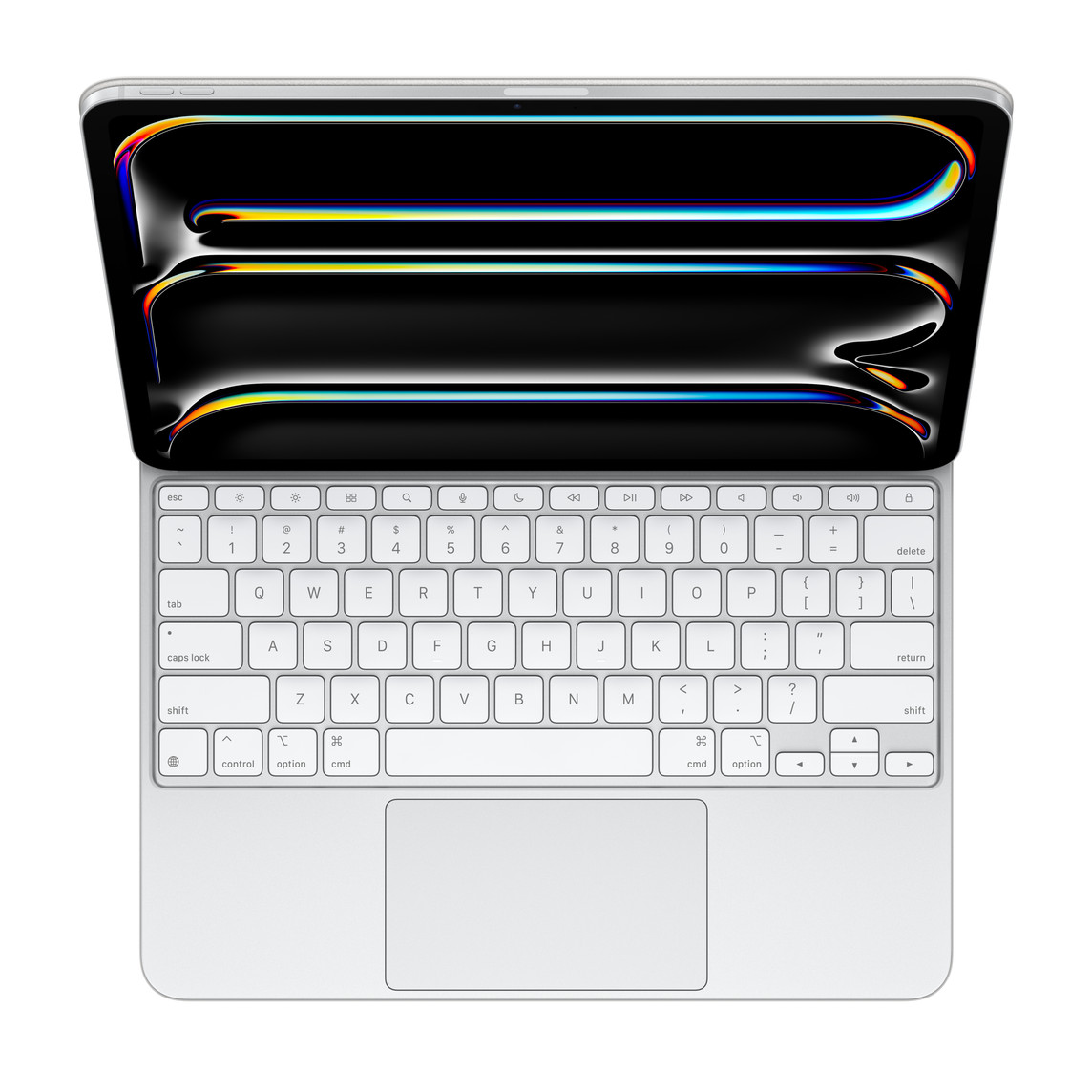 Apple iPad Magic Keyboard 13 inch M5 White, compatible with iPad Pro M4 and M5 (MWR43LL/A) - Image 4