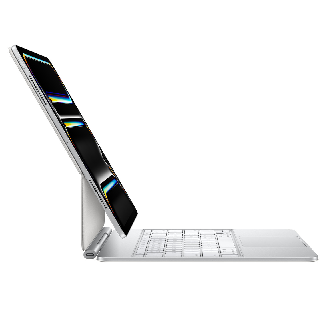 Apple iPad Magic Keyboard 13 inch M5 White, compatible with iPad Pro M4 and M5 (MWR43LL/A) - Image 3
