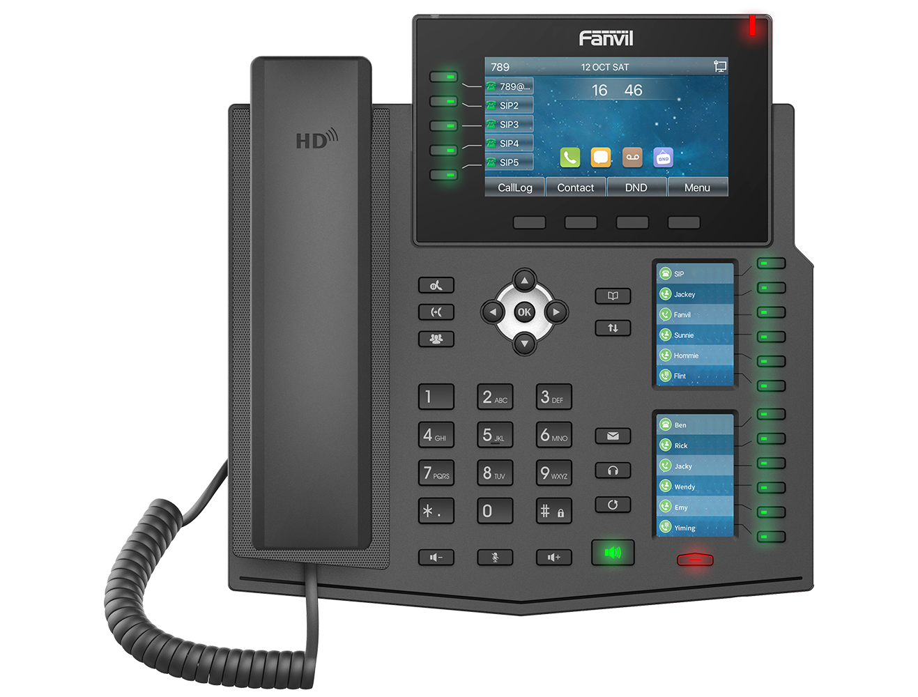 Fanvil X6U 6-Line Ultra-Elegant Gigabit IP Phone