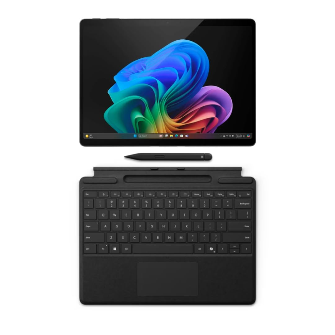 Microsoft Surface Pro 12 1st Edition Copilot - Snapdragon X Plus 8-Core, 16GB LPDDR5x RAM, 512GB SSD, 12" Display (2196x1464), 90Hz, 5MP Front & 10MP Rear Camera, Facial Recognition, Windows 11 Home, Platinum (EP2-33671) - Image 2
