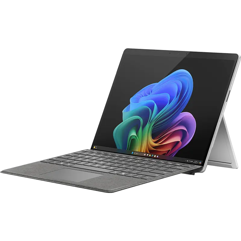 Microsoft Surface Pro 12 Copilot - Snapdragon X Plus 8-Core, 16GB LPDDR5x RAM, 256GB SSD, 12" Display (2196x1464), 90Hz, 5MP Front & 10MP Rear Camera, Facial Recognition, Windows 11 Home, Platinum (EP2-33670) - Image 3